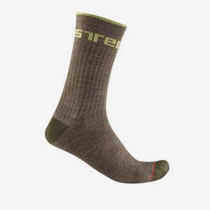 Calcetines Castelli DISTANZA 20 Hombre Gris | 301-YLIXZO