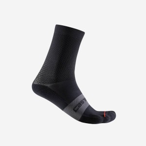 Calcetines Castelli ESPRESSO W 12 Mujer Negras | 629-FJXHTV