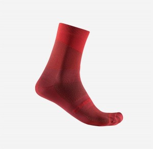 Calcetines Castelli ORIZZONTE 15 Hombre Rojas Rojas | 063-QMSZIW