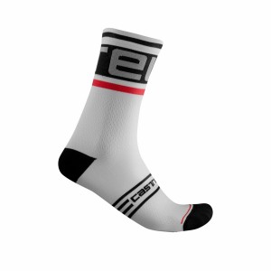 Calcetines Castelli PROLOGO 15 Hombre Negras Blancas | 957-ZRDVHO