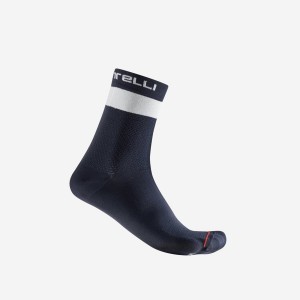 Calcetines Castelli PROLOGO LITE 15 Hombre Azules Blancas | 037-IPDHTW