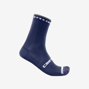 Calcetines Castelli ROSSO CORSA PRO 15 Hombre Azules | 670-ANUMJH