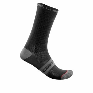 Calcetines Castelli SUPERLEGGERA T 18 Hombre Negras | 201-KJLTHO