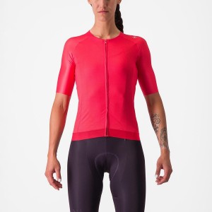 Camiseta Castelli AERO PRO 7.0 W Mujer Rojas | 924-UXRNJF