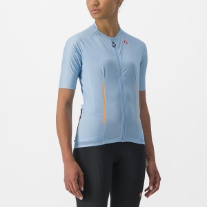 Camiseta Castelli ENDURANCE W Mujer Azules | 193-UBXOVT