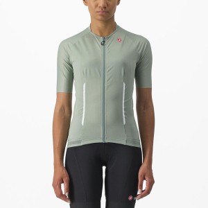 Camiseta Castelli ENDURANCE W Mujer Verde | 142-TFZDMO