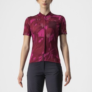 Camiseta Castelli UNLTD SENTIERO Mujer Rojas | 897-XPLVYZ