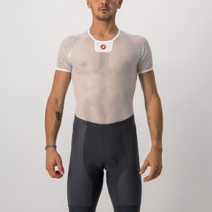 Capa Base Castelli CORE MESH 3 SS Hombre Blancas | 301-QYFEKL