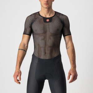 Capa Base Castelli CORE MESH 3 SS Hombre Negras | 540-LEMXPY