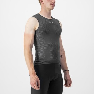 Capa Base Castelli PRO MESH 2.0 SLEEVELESS Hombre Negras | 596-ZVUAYR