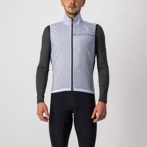 Chaleco Castelli SQUADRA STRETCH Hombre Plateadas Gris Gris Oscuro | 834-WTBJVM