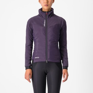 Chaquetas Castelli FLY THERMAL W Mujer Moradas | 358-YZJSXG