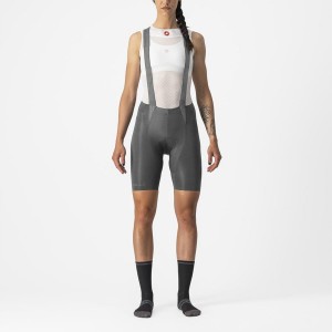 Culottes Con Tirantes Castelli FREE AERO RC W Mujer Gris | 832-EAYROP