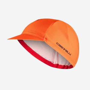 Gorra Castelli ROSSO CORSA 2 Hombre Naranjas | 453-GUTRLC