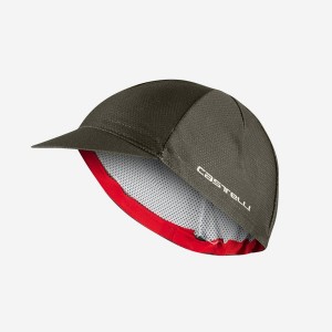 Gorra Castelli ROSSO CORSA 2 Hombre Verde Oscuro | 308-EJRZFK