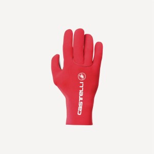 Guantes Castelli DILUVIO C Hombre Rojas | 691-XOEHQJ