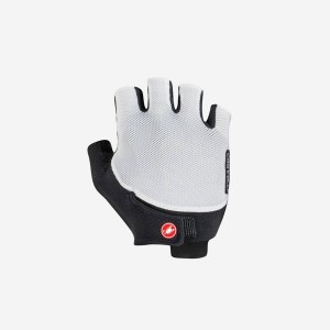 Guantes Castelli ENDURANCE W Mujer Blancas Negras | 065-DRYZUA