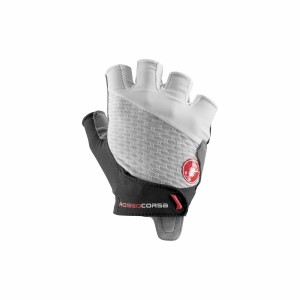 Guantes Castelli ROSSO CORSA 2 W Mujer Blancas | 652-TIZJDH