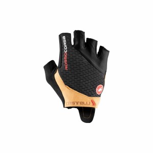 Guantes Castelli ROSSO CORSA PRO V Hombre Negras Marrones | 856-FEHIGX