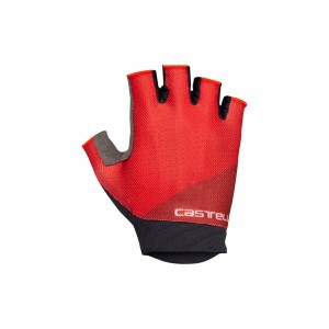 Guantes Castelli ROUBAIX GEL 2 Mujer Rojas | 564-BWGVZY