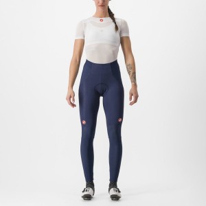 Leggins Castelli SORPASSO RoS W Mujer Azules Plateadas | 423-ERWXMJ