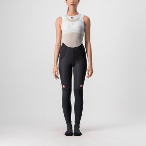 Leggins Castelli SORPASSO RoS W Mujer Negras Plateadas | 120-FPNQLH