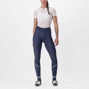 Leggins Castelli VELOCISSIMA THERMAL Mujer Azules Plateadas | 298-CDMXZH