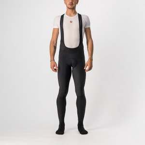 Medias Con Tirantes Castelli VELOCISSIMO 5 Hombre Negras Rojas | 084-FBHCEA