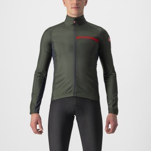 Proteccion Castelli SQUADRA STRETCH Hombre Verde Gris Oscuro | 840-HMLWDZ