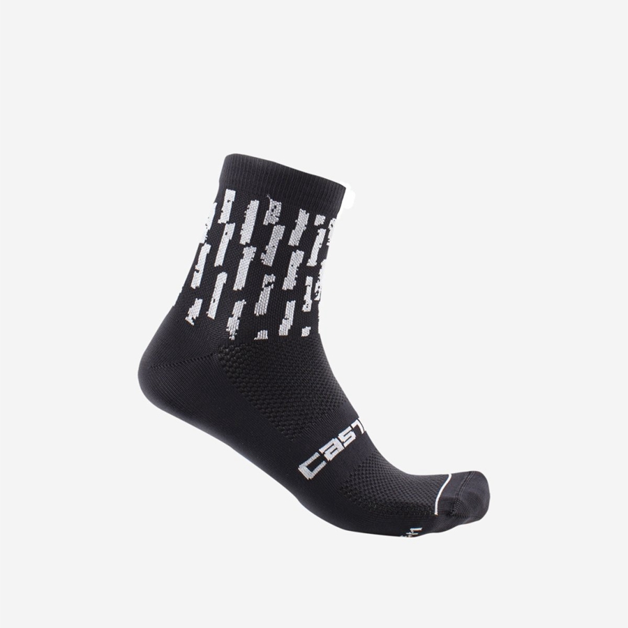 Calcetines Castelli AERO PRO W 9 CM Mujer Negras | 120-ZJDAFT