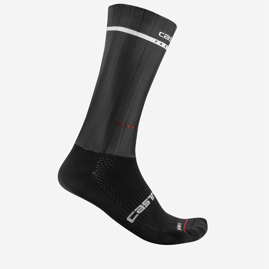 Calcetines Castelli FAST FEET 2 Hombre Negras | 421-GJUSWQ