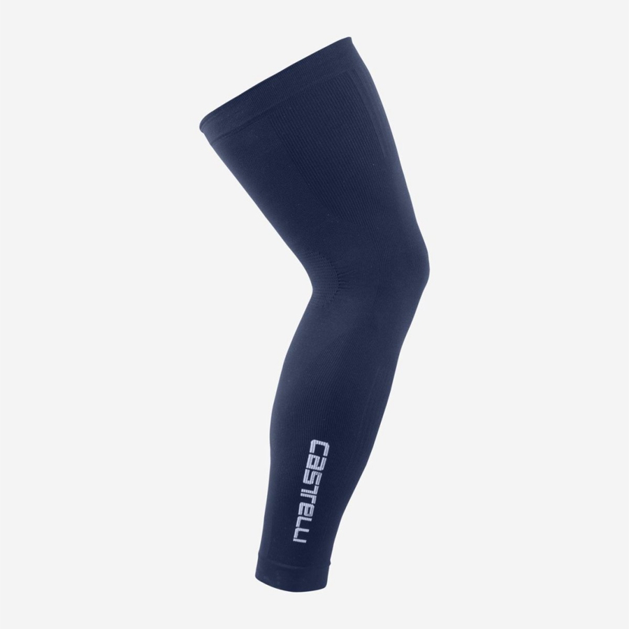 Calentador De Pierna Castelli PRO SEAMLESS Hombre Azules | 598-REINYU