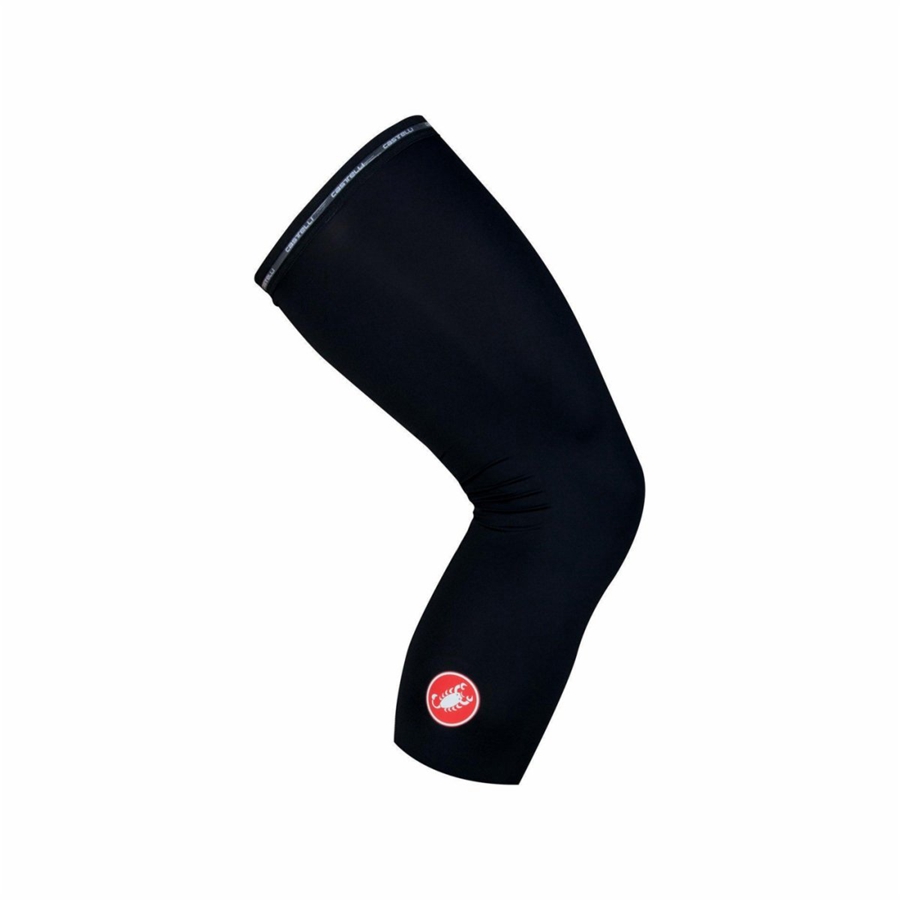 Calentador De Pierna Castelli UPF 50+ LIGHT KNEE SLEEVES Mujer Negras | 875-EHDMJS