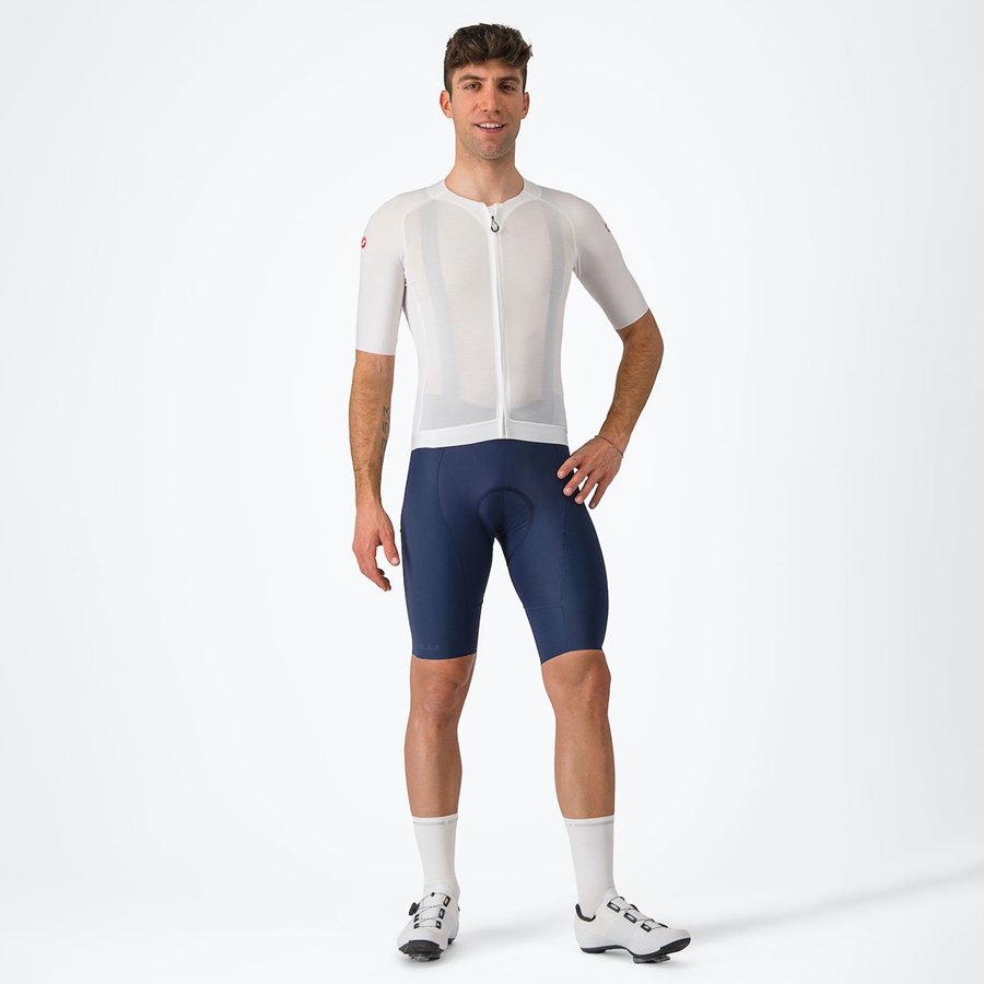 Camiseta Castelli AERO RACE 7.0 Hombre Blancas | 502-QELWYX