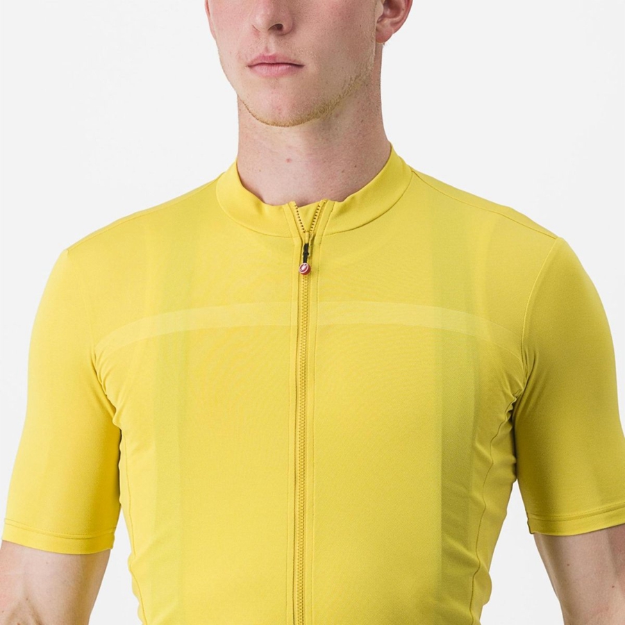 Camiseta Castelli CLASSIFICA Hombre Amarillo | 649-BURSPJ