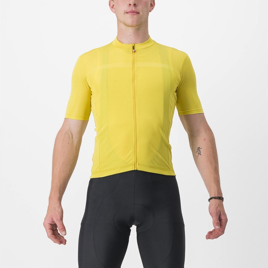 Camiseta Castelli CLASSIFICA Hombre Amarillo | 649-BURSPJ