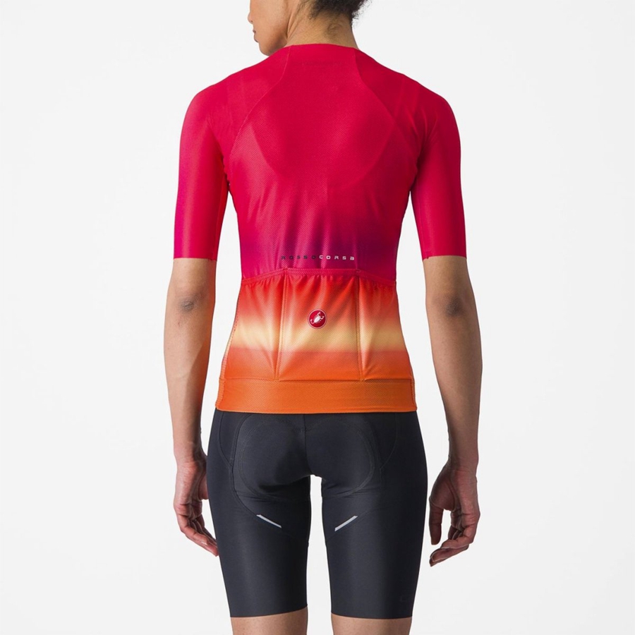 Camiseta Castelli CLIMBER'S 4.0 W Mujer Rosas | 254-PJKZWH