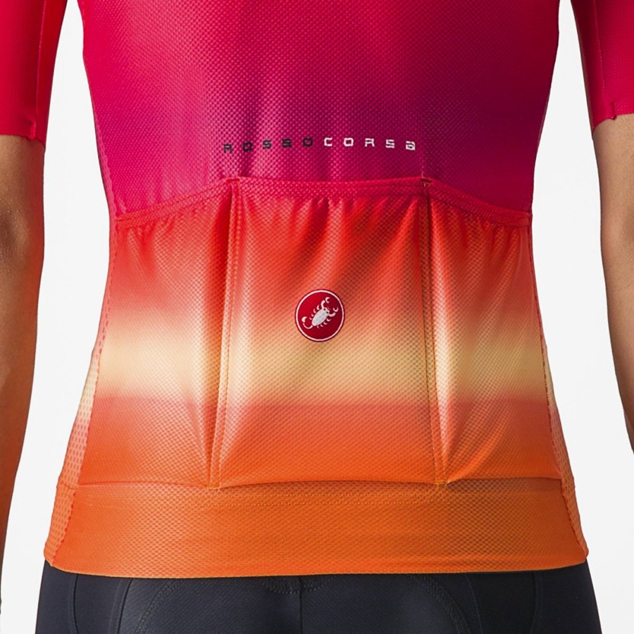 Camiseta Castelli CLIMBER'S 4.0 W Mujer Rosas | 254-PJKZWH