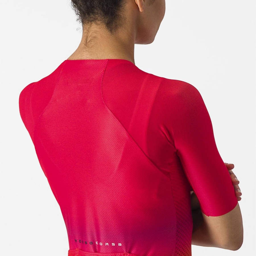 Camiseta Castelli CLIMBER'S 4.0 W Mujer Rosas | 254-PJKZWH