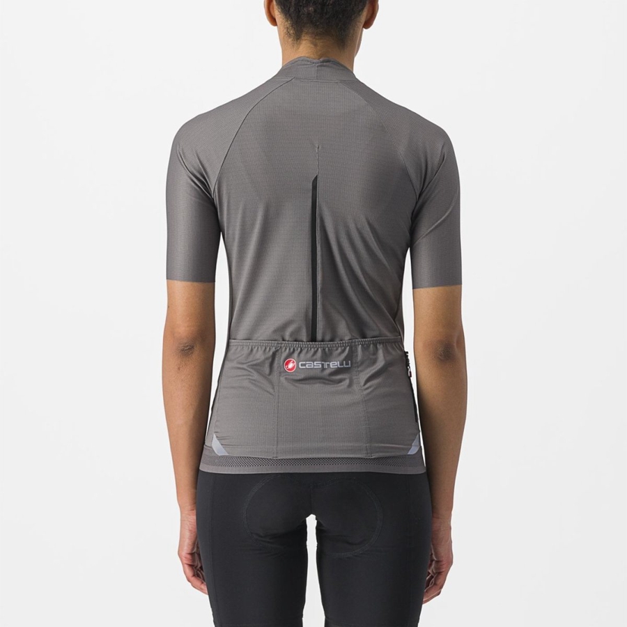 Camiseta Castelli ENDURANCE W Mujer Gris | 412-QPXMHN