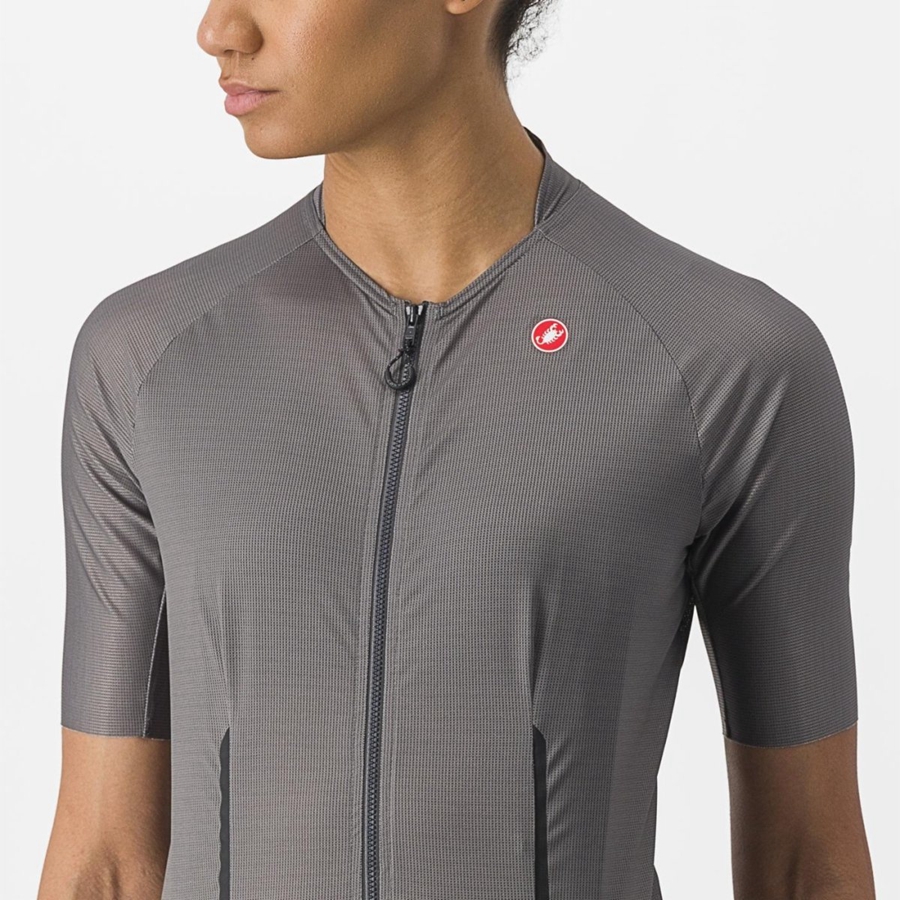 Camiseta Castelli ENDURANCE W Mujer Gris | 412-QPXMHN