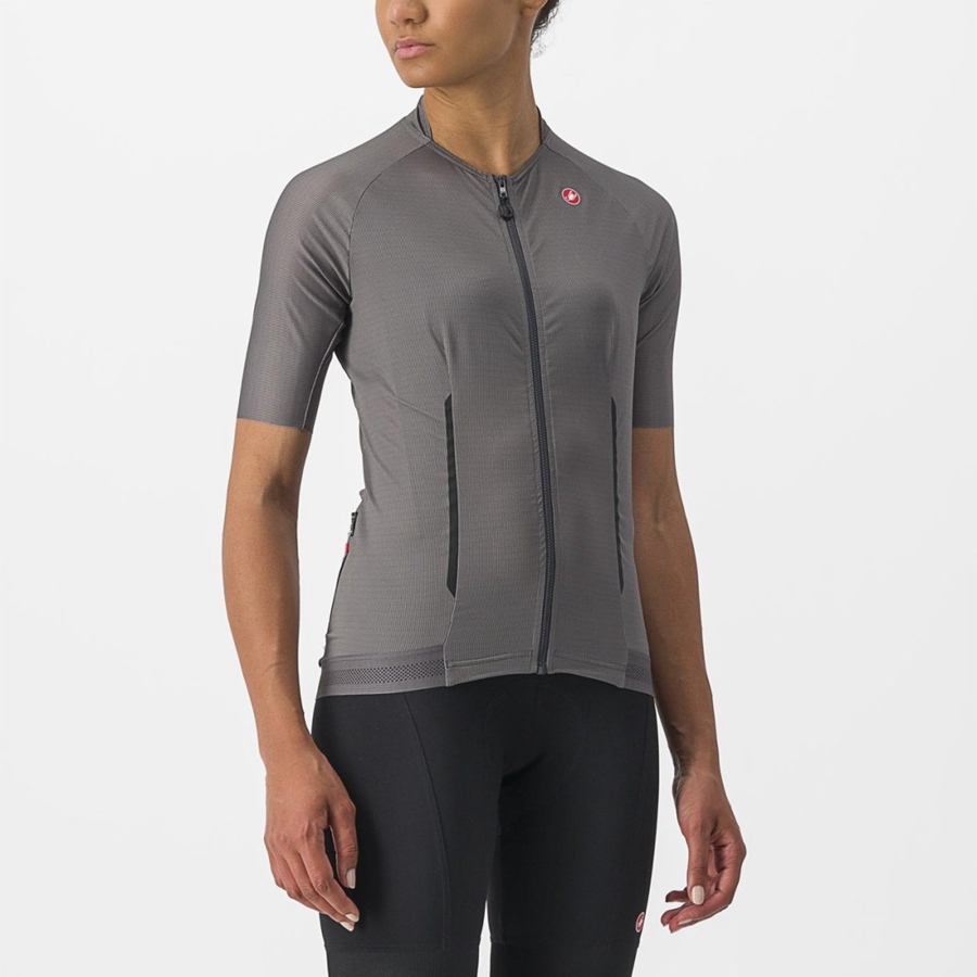 Camiseta Castelli ENDURANCE W Mujer Gris | 412-QPXMHN