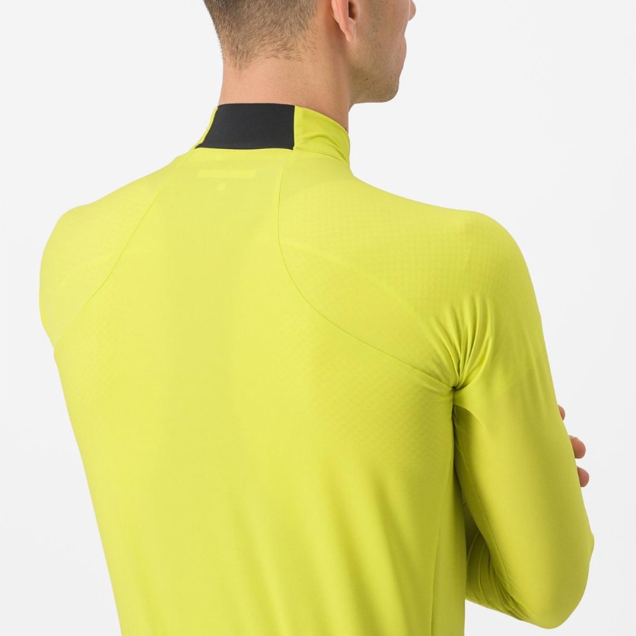 Camiseta Castelli FLIGHT AIR Hombre Amarillo | 316-RXHYVQ