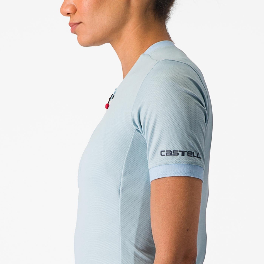 Camiseta Castelli LIBERA Mujer Azules | 706-WHPICM