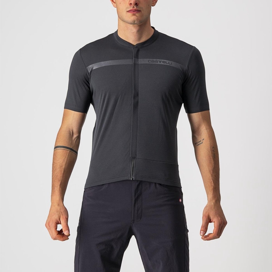 Camiseta Castelli UNLIMITED ALLROAD Hombre Gris Oscuro | 132-ONRJPE