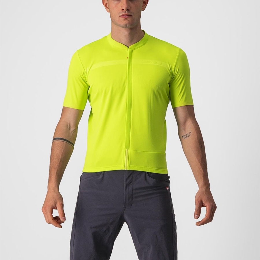 Camiseta Castelli UNLIMITED ALLROAD Hombre Verde Claro | 917-RHWNUI