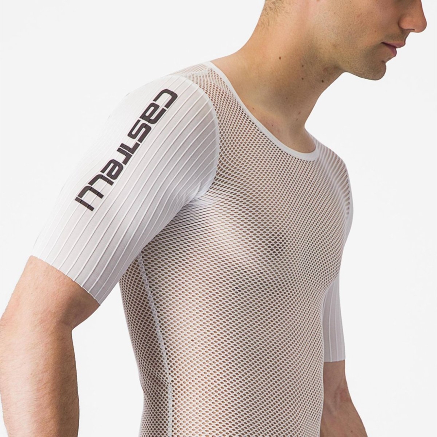 Capa Base Castelli BOLERO SS Hombre Blancas | 508-NFOSXP