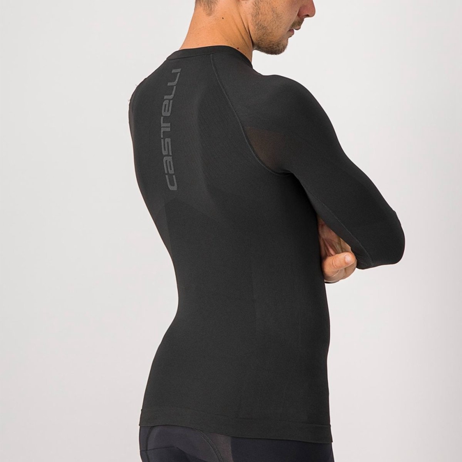 Capa Base Castelli CORE SEAMLESS Hombre Negras | 068-XMCQIG