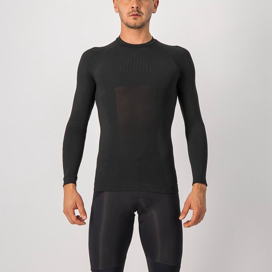 Capa Base Castelli CORE SEAMLESS Hombre Negras | 068-XMCQIG