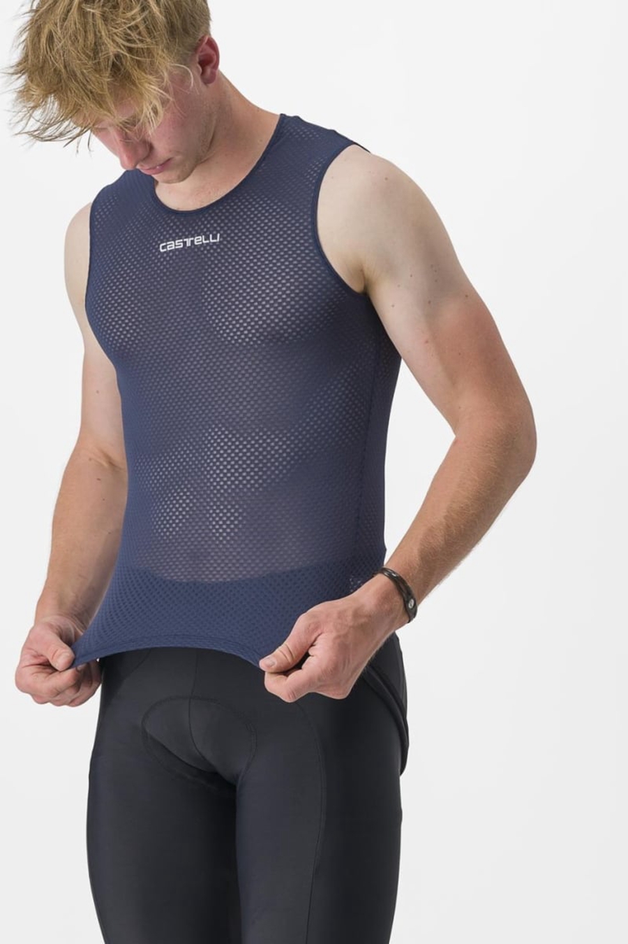 Capa Base Castelli PRO MESH 2.0 SLEEVELESS Hombre Azules | 864-TMJWYN